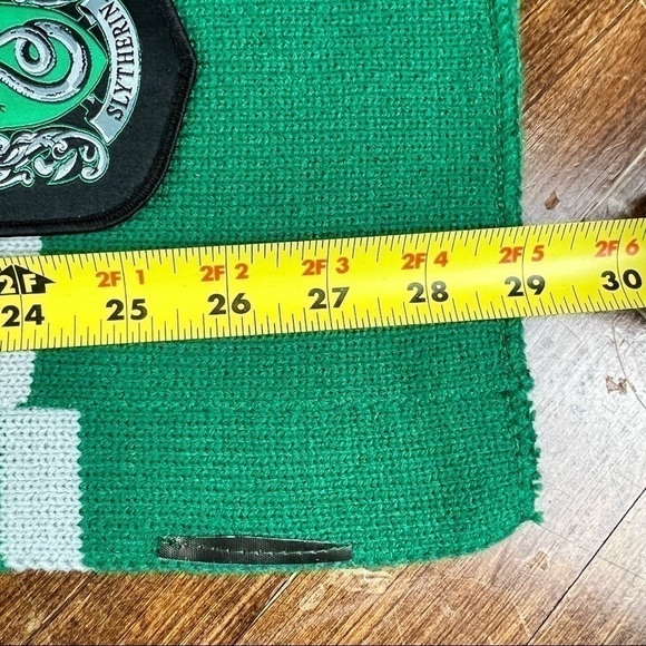 Harry Potter Slytherin House Scarf Cosplay Knit Costume Drako Dress up Wizards - Picture 5 of 5